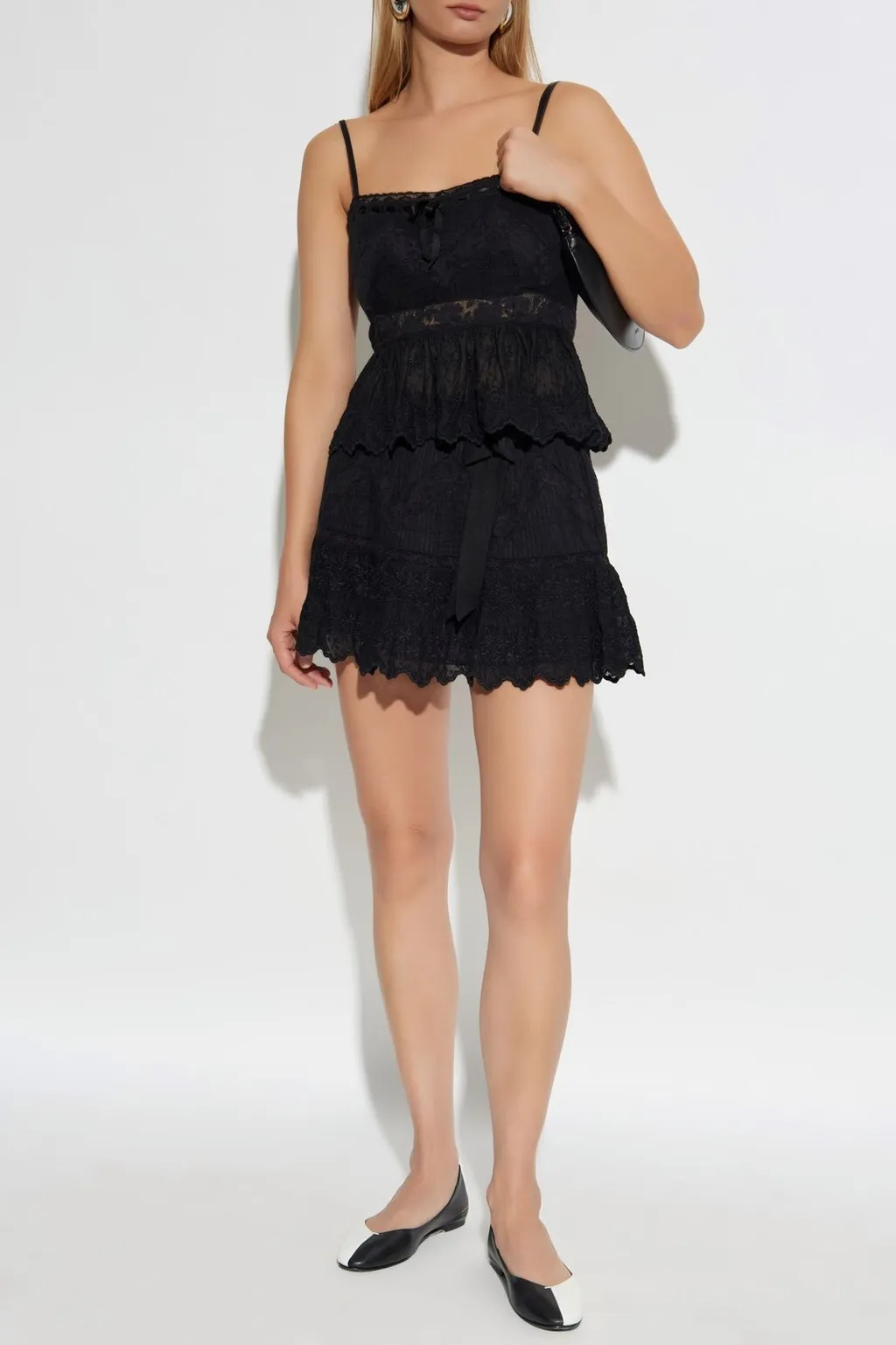 Nerina Embroidered Mini Skirt