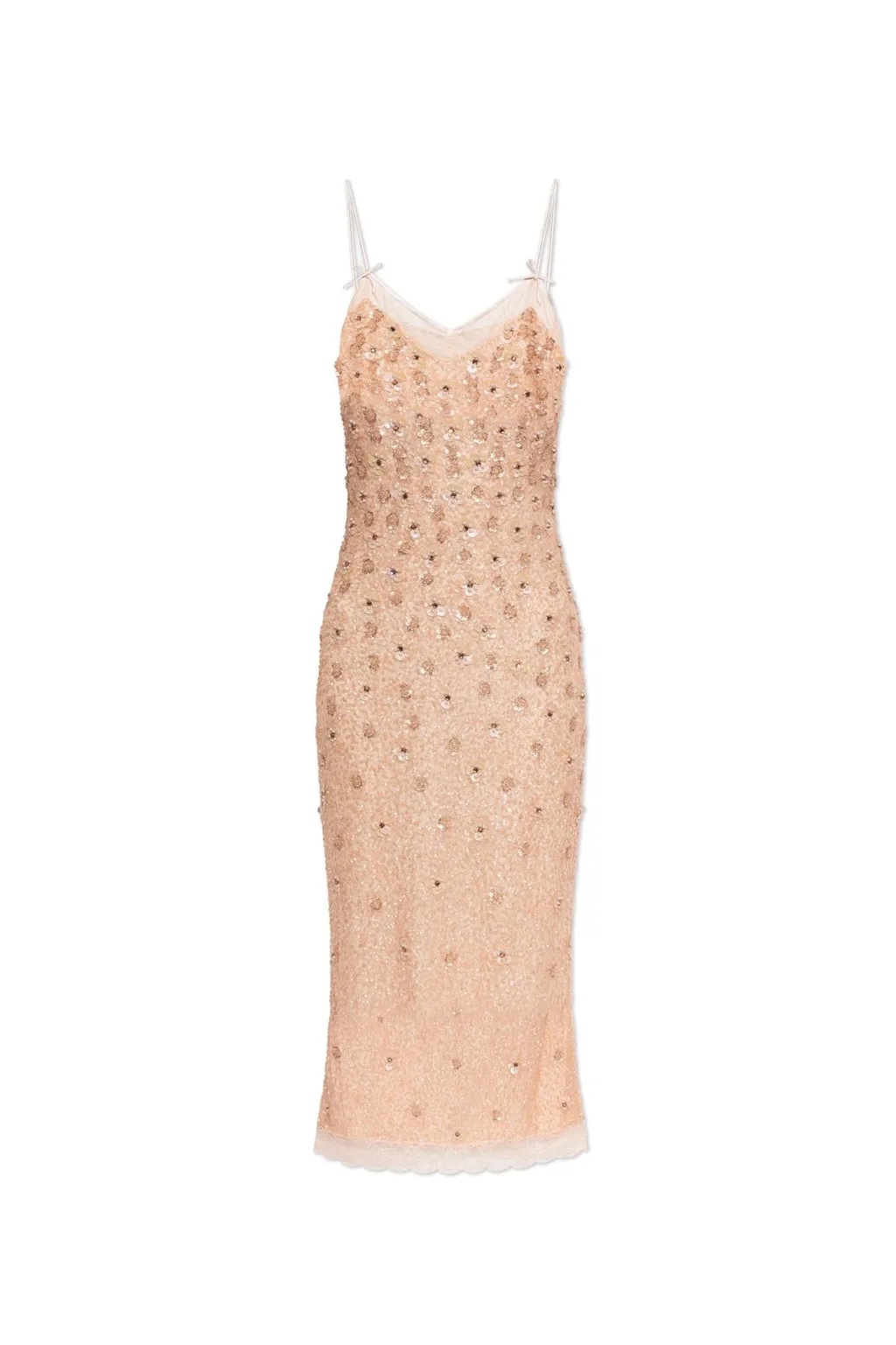 Mirrian Embellished Midi Dress