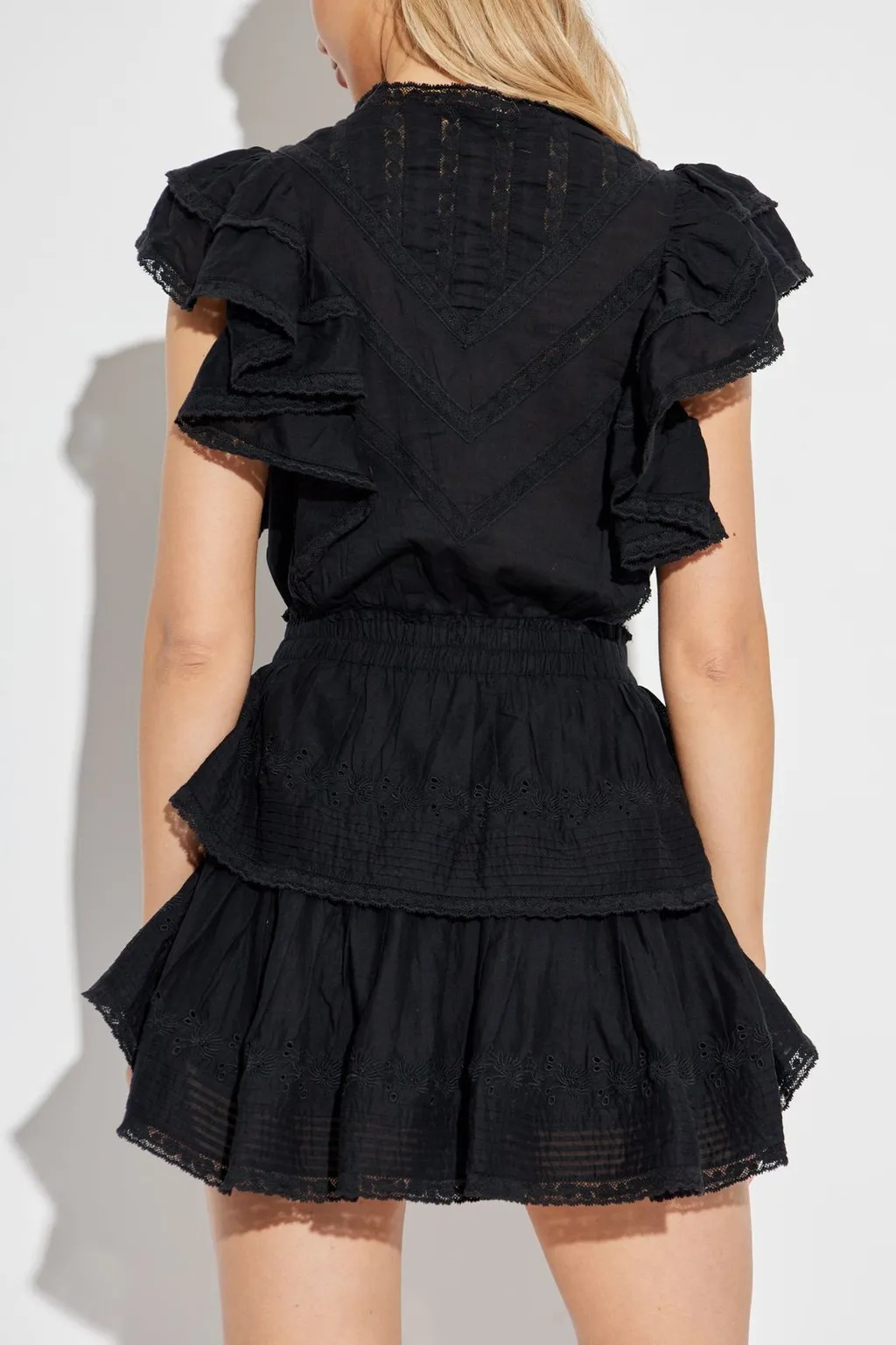 Gwen Ruffled Mini Dress