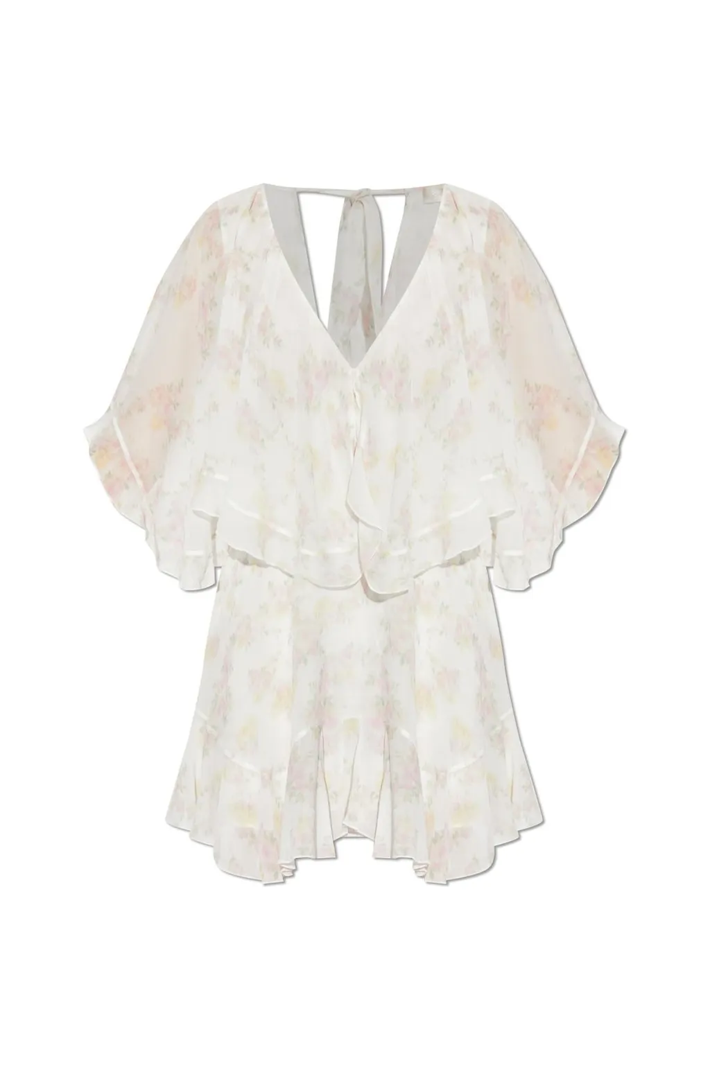 Ruffle Cape Dress