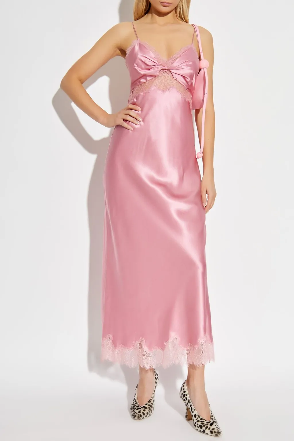 Lace Trim Slip Dress
