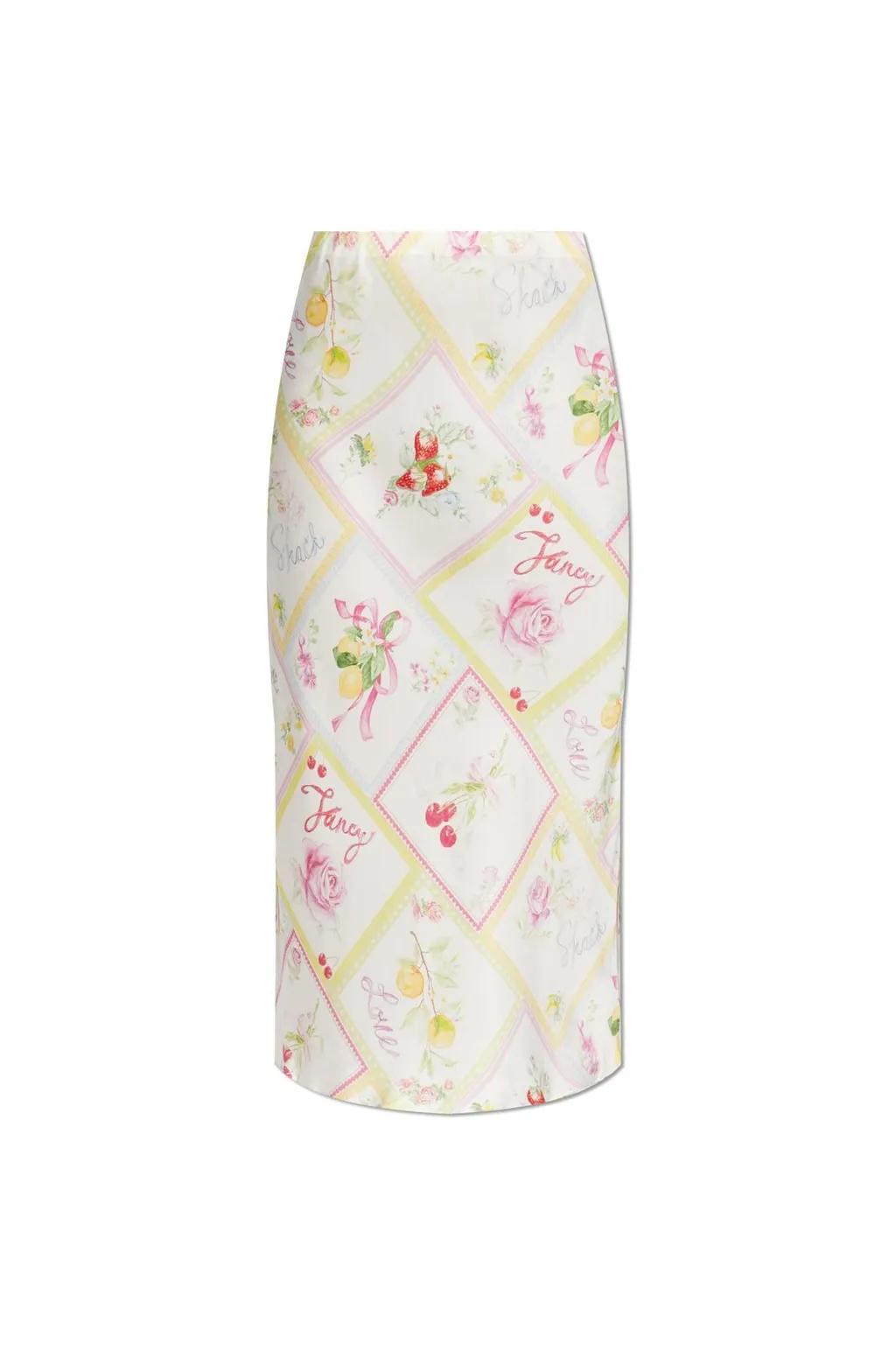 Floral Print Midi Skirt
