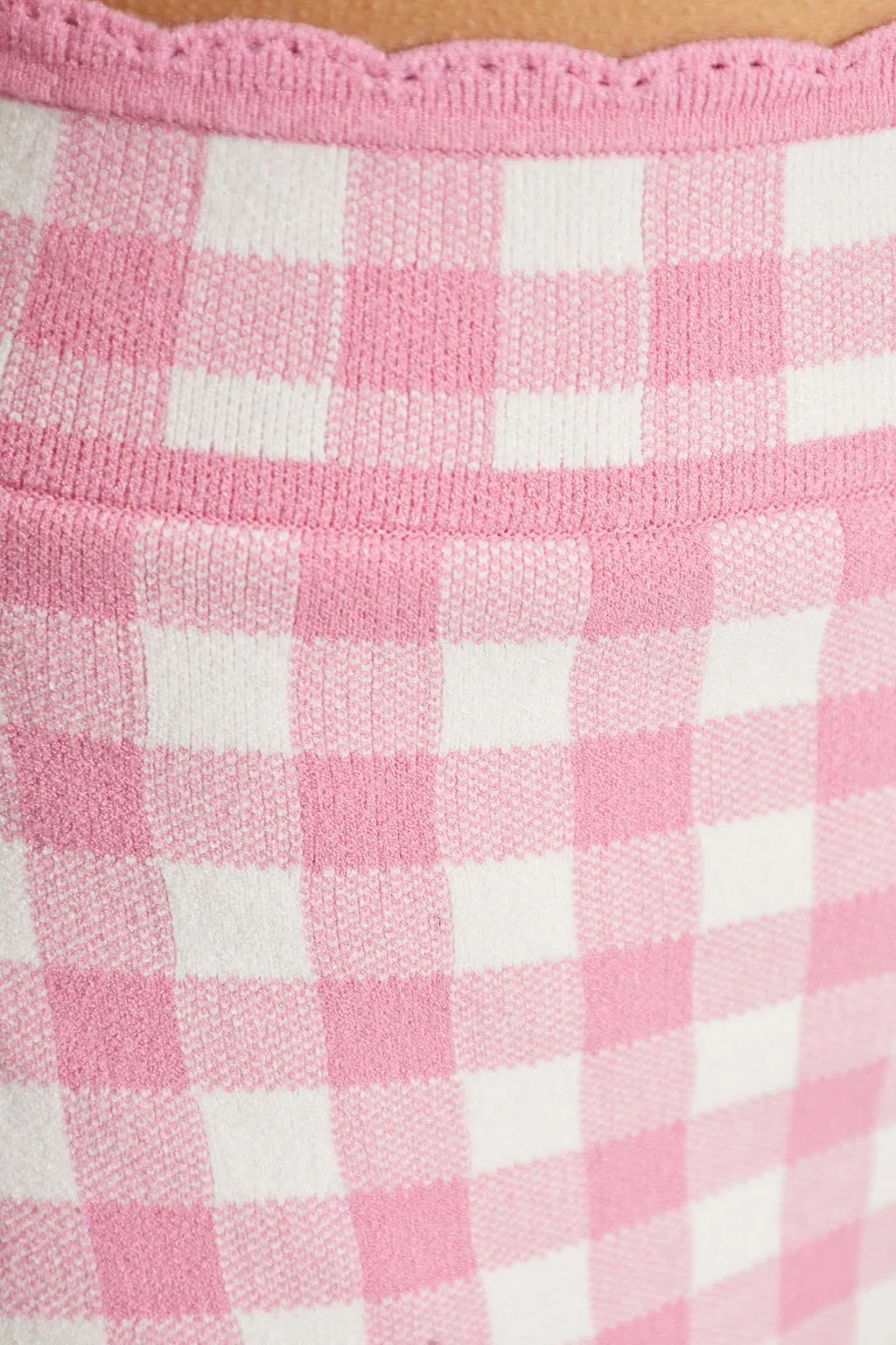 Gingham Mini Skirt