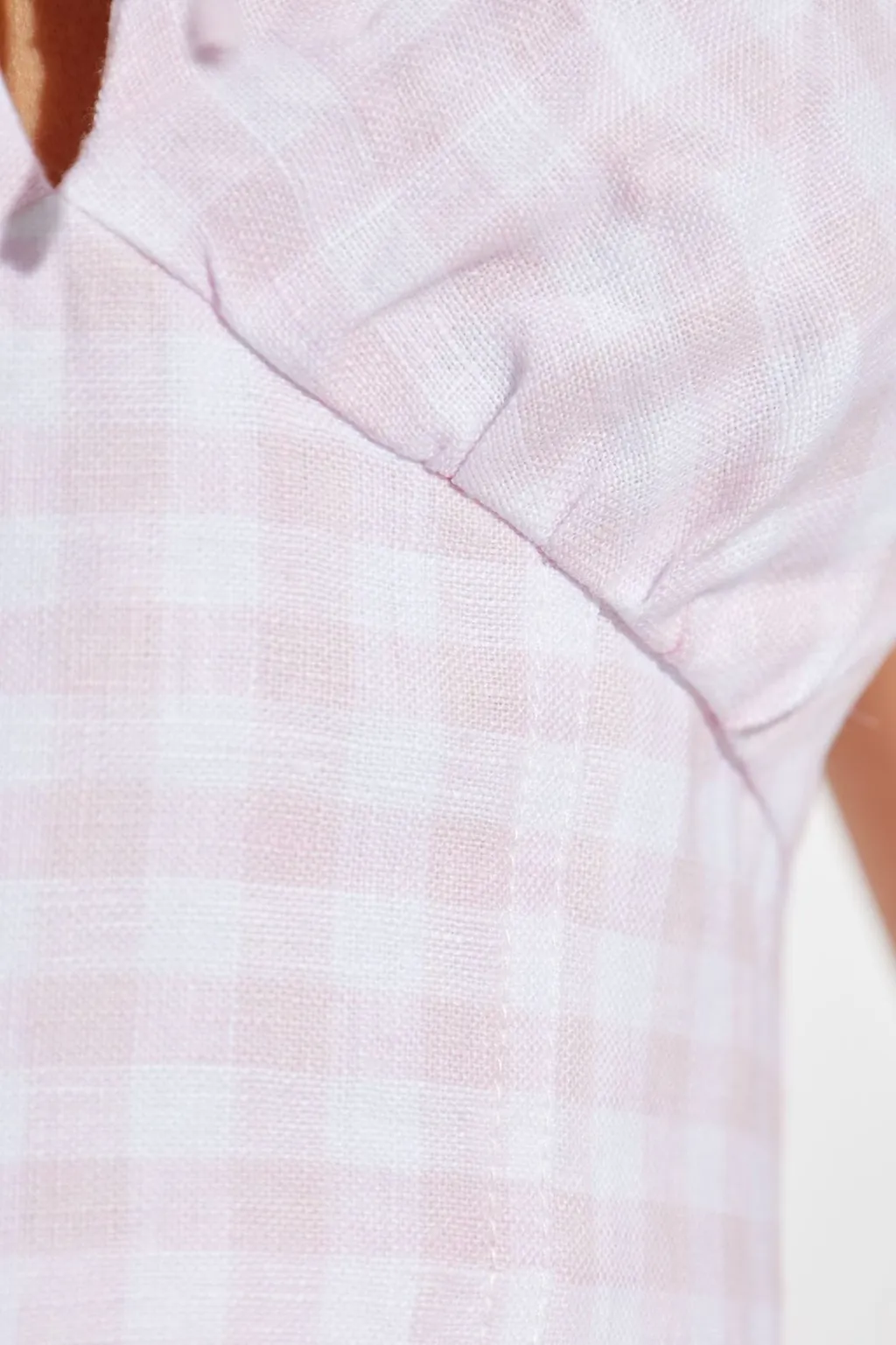Gingham Bustier Top