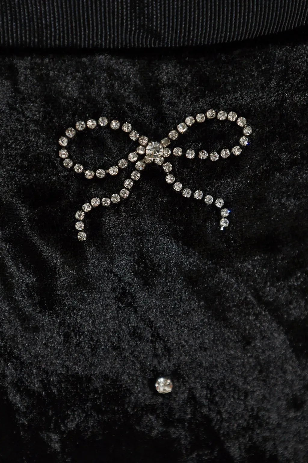 Bow Embellished Strapless Dress
