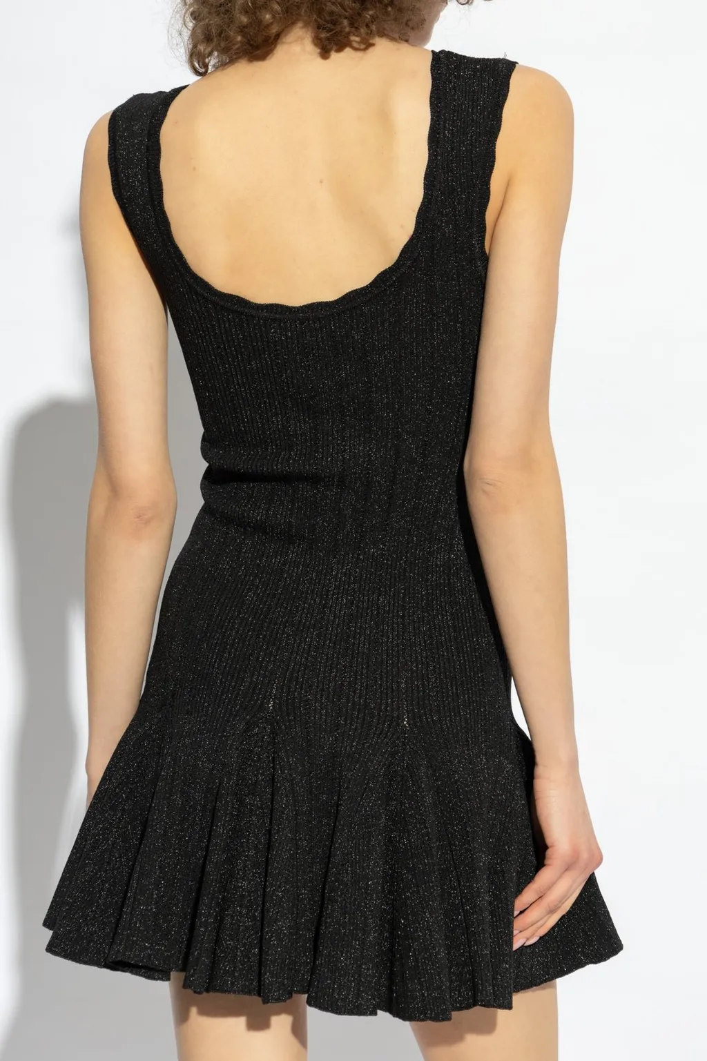 Flared Knit Mini Dress