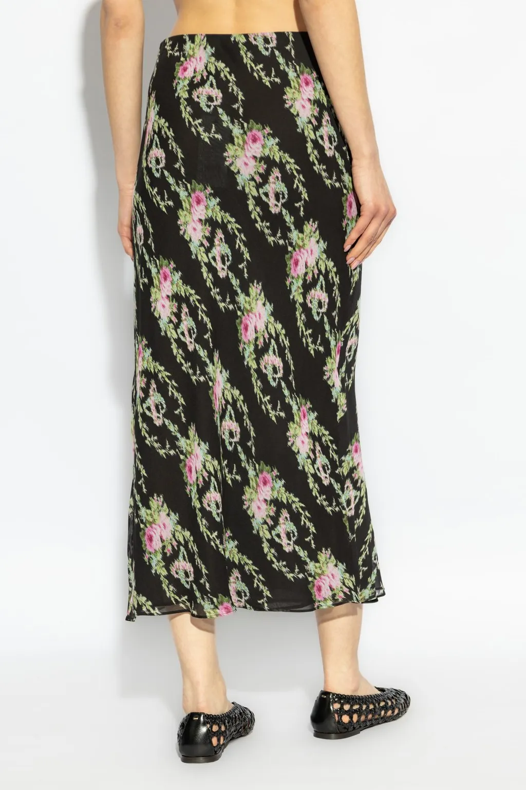 Floral Midi Skirt