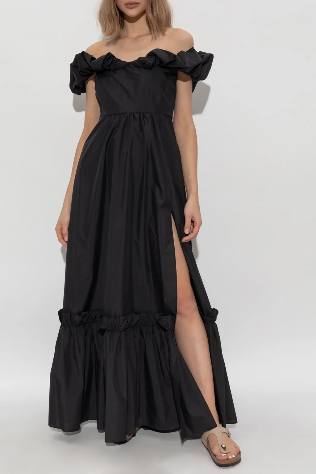 Off-Shoulder Ruffle Dress