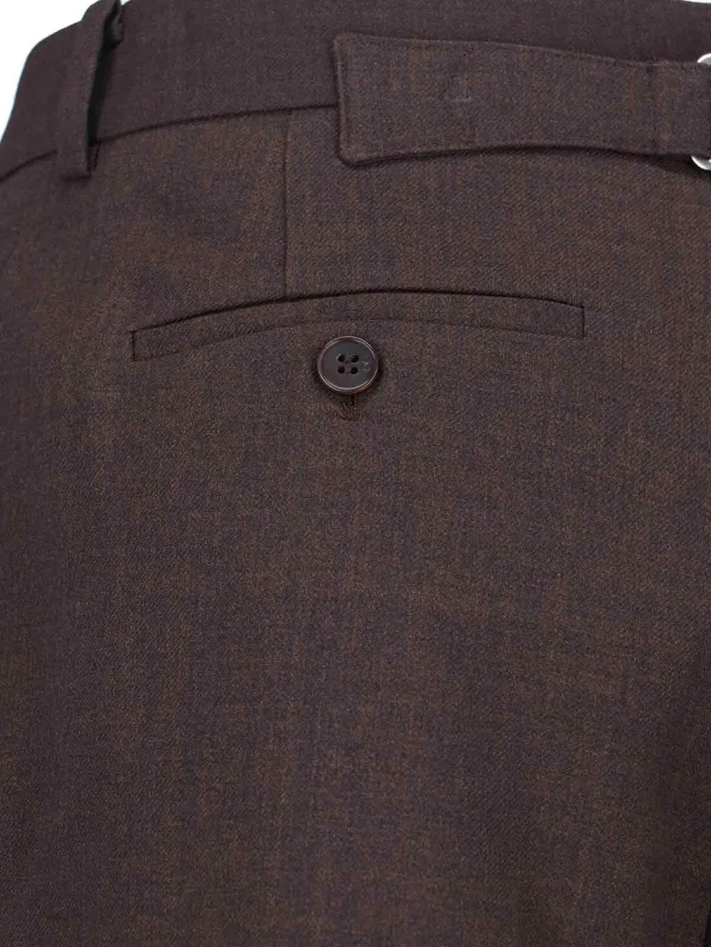 Pleated Straight-Leg Trousers
