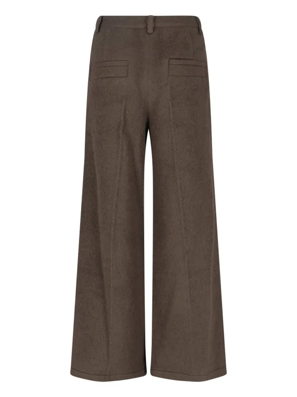 Pleated Straight-Leg Trousers