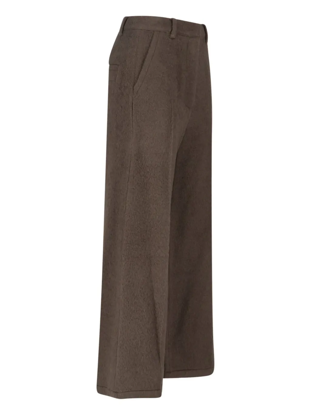 Pleated Straight-Leg Trousers