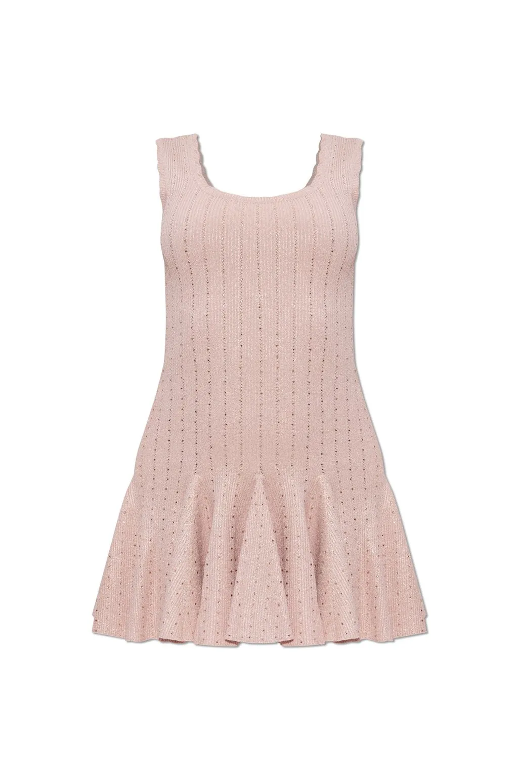 Flared Knit Mini Dress