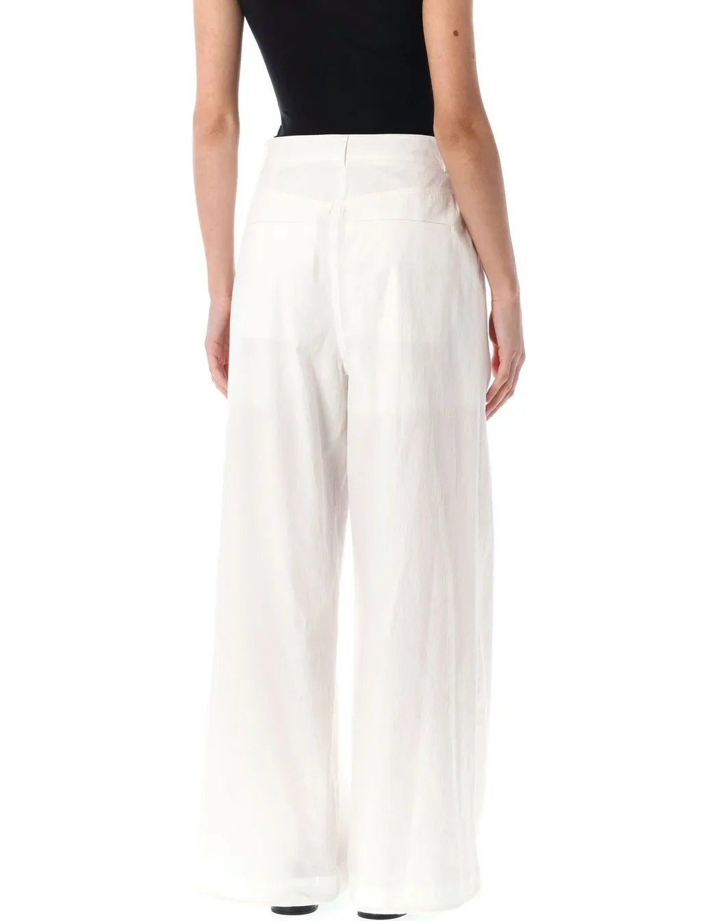 Tuck Wide-Leg Pants