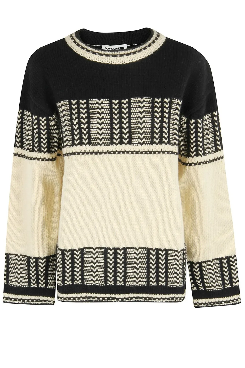 Jacquard Knit Sweater