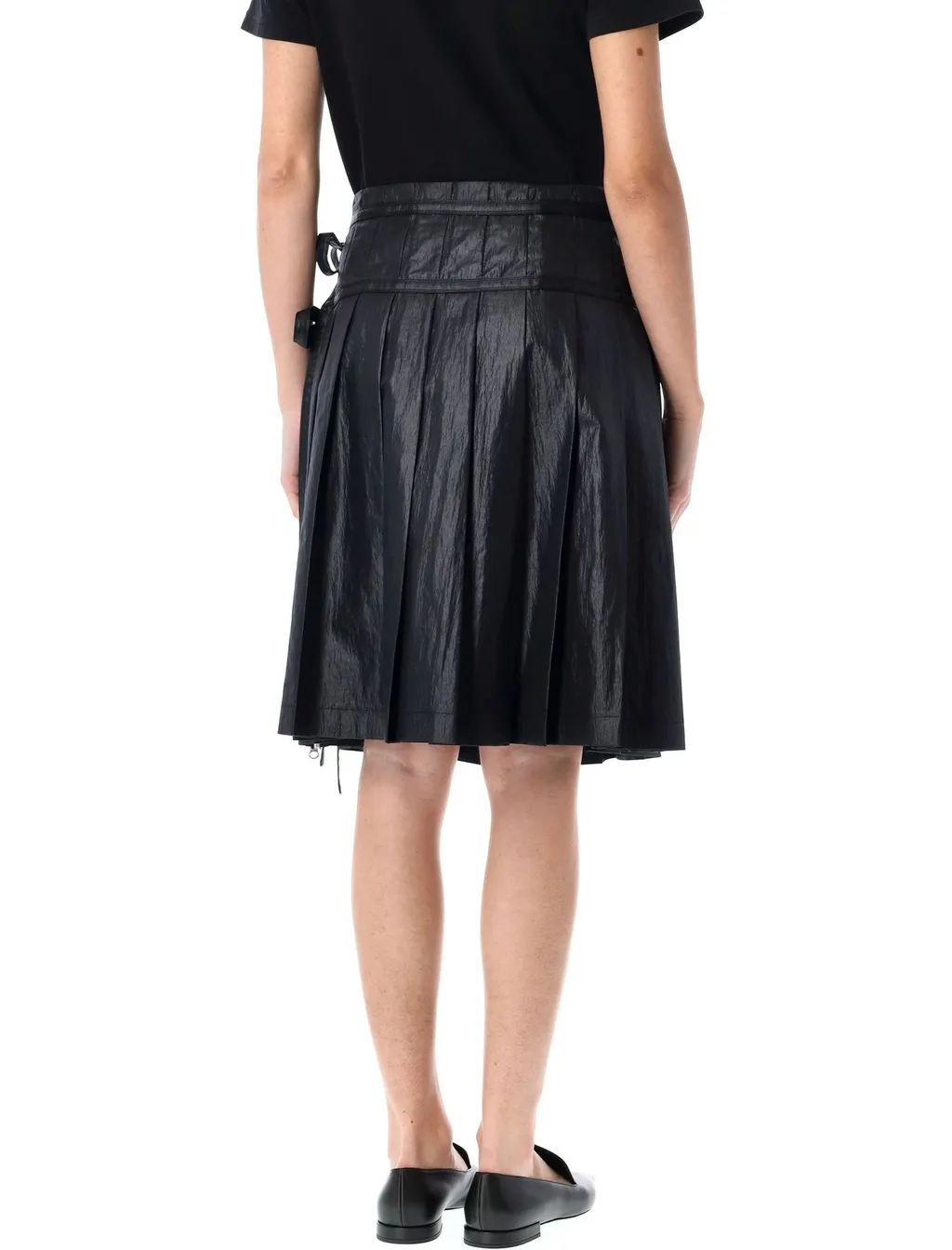 Pleated Zip Skirt