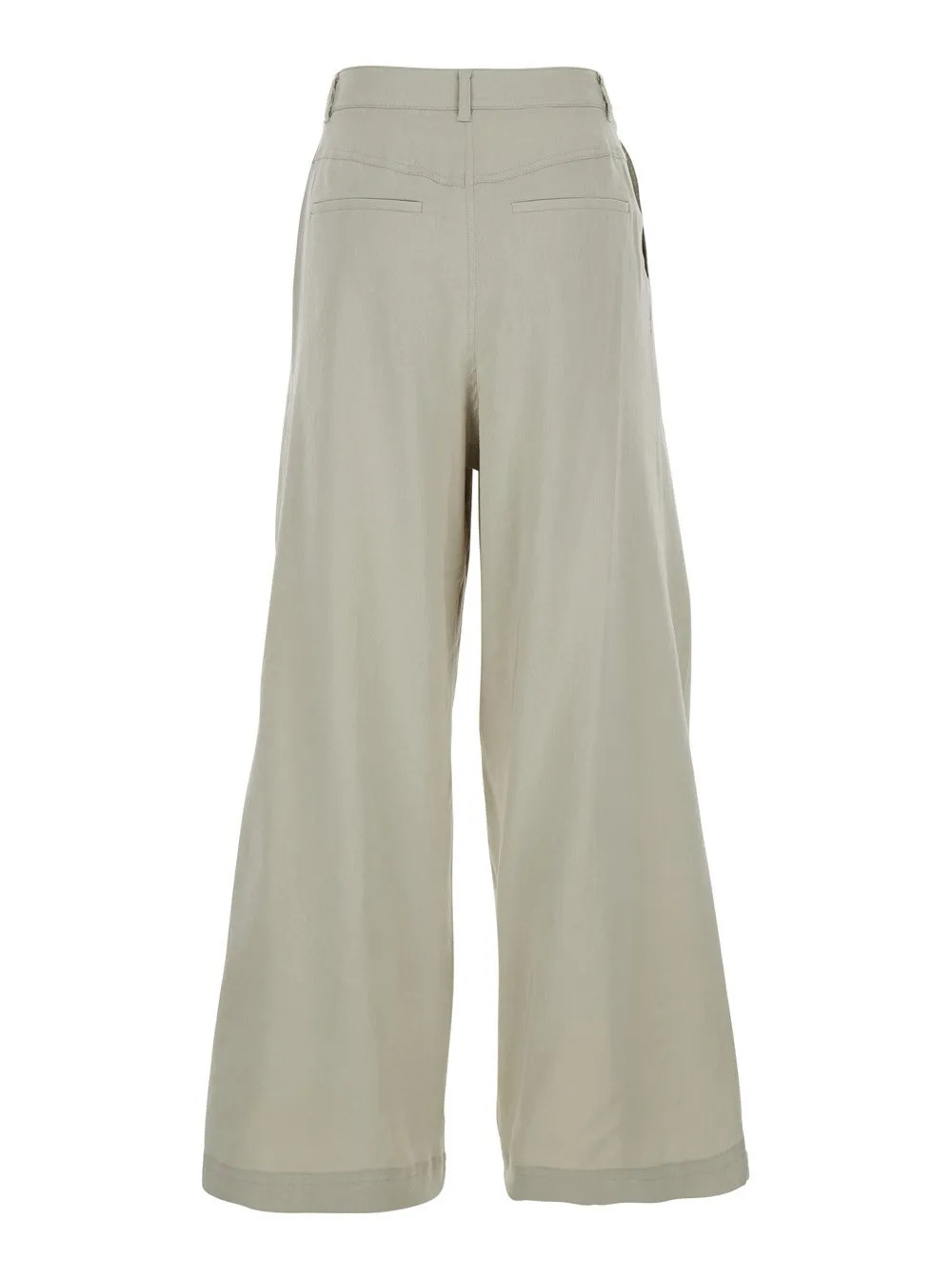 Palazzo Pants With Front Pleats