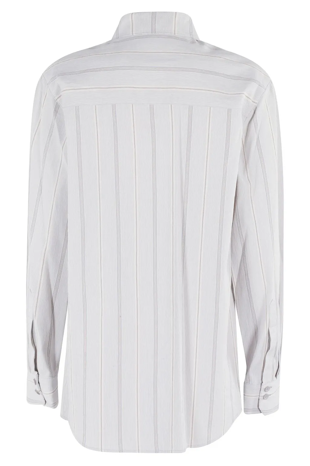 Striped Button-Up Shirt