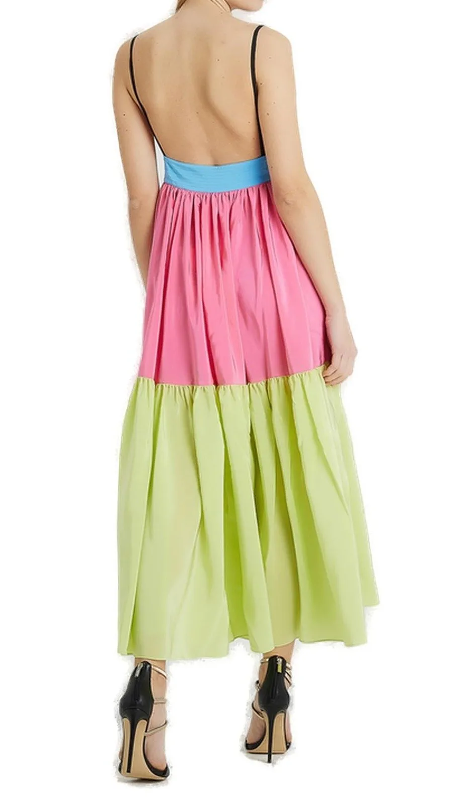 V-Neck Sleeveless Maxi Dress