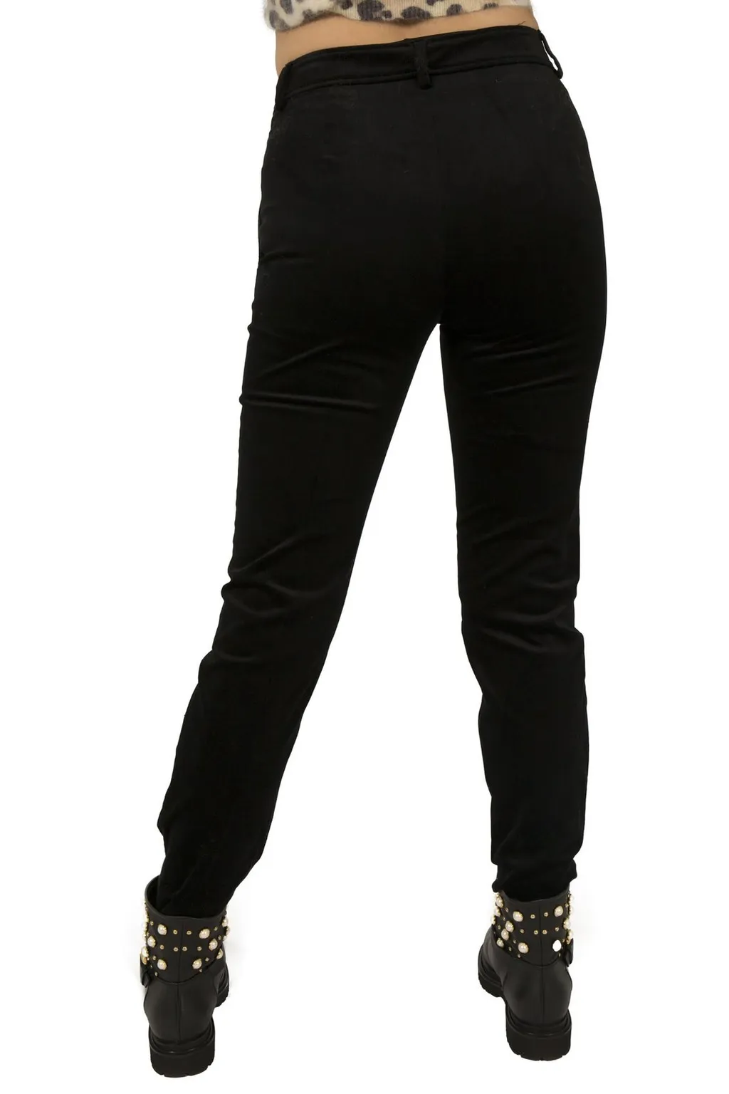 Velvet Tapered Trousers