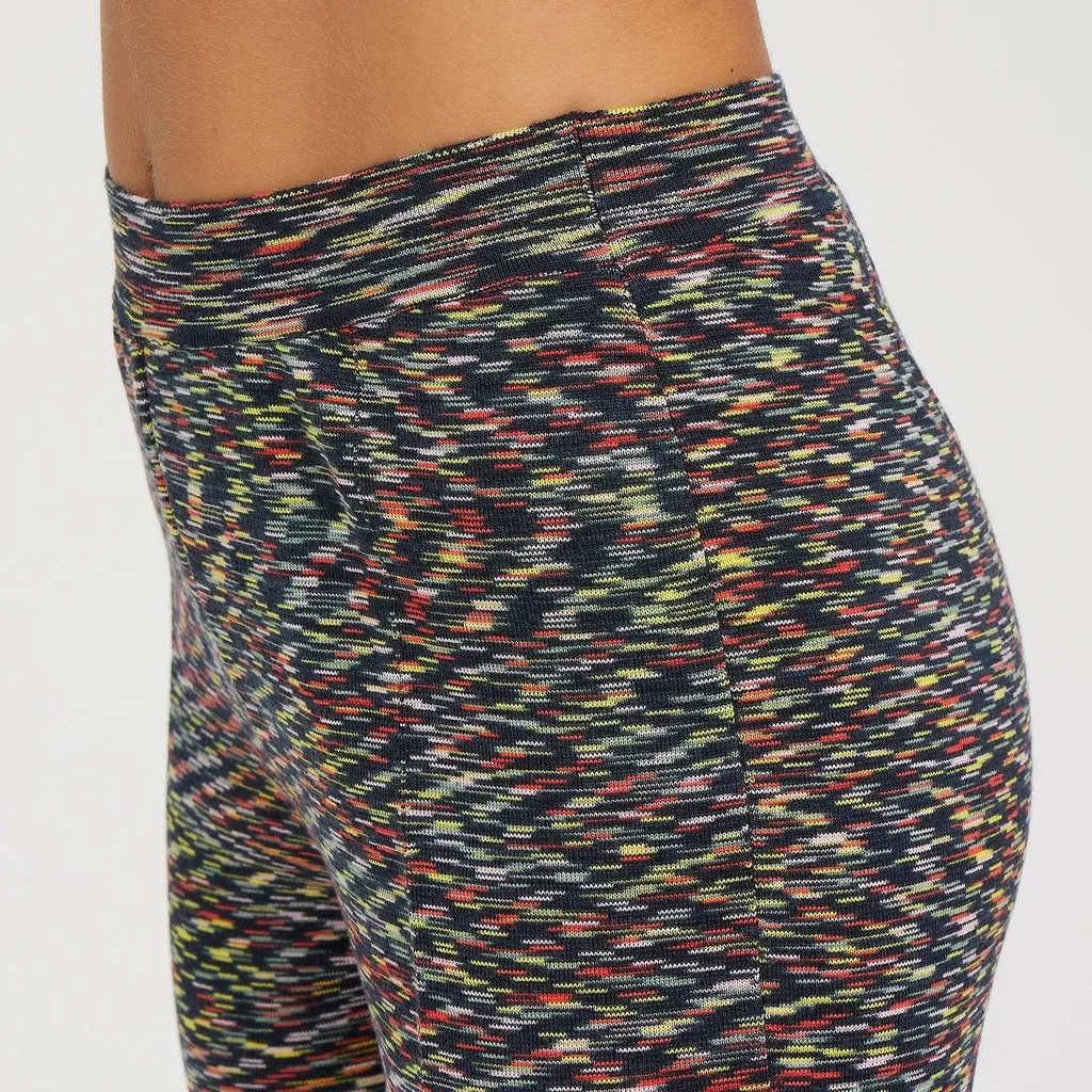 Flared Knit Trousers
