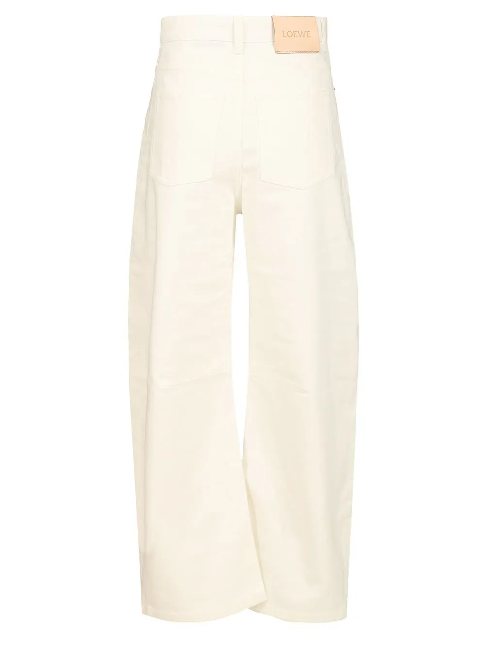 Logo Patch Wide Leg Jeans