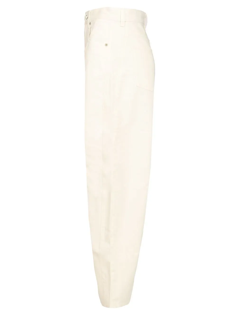 Logo Patch Wide Leg Jeans