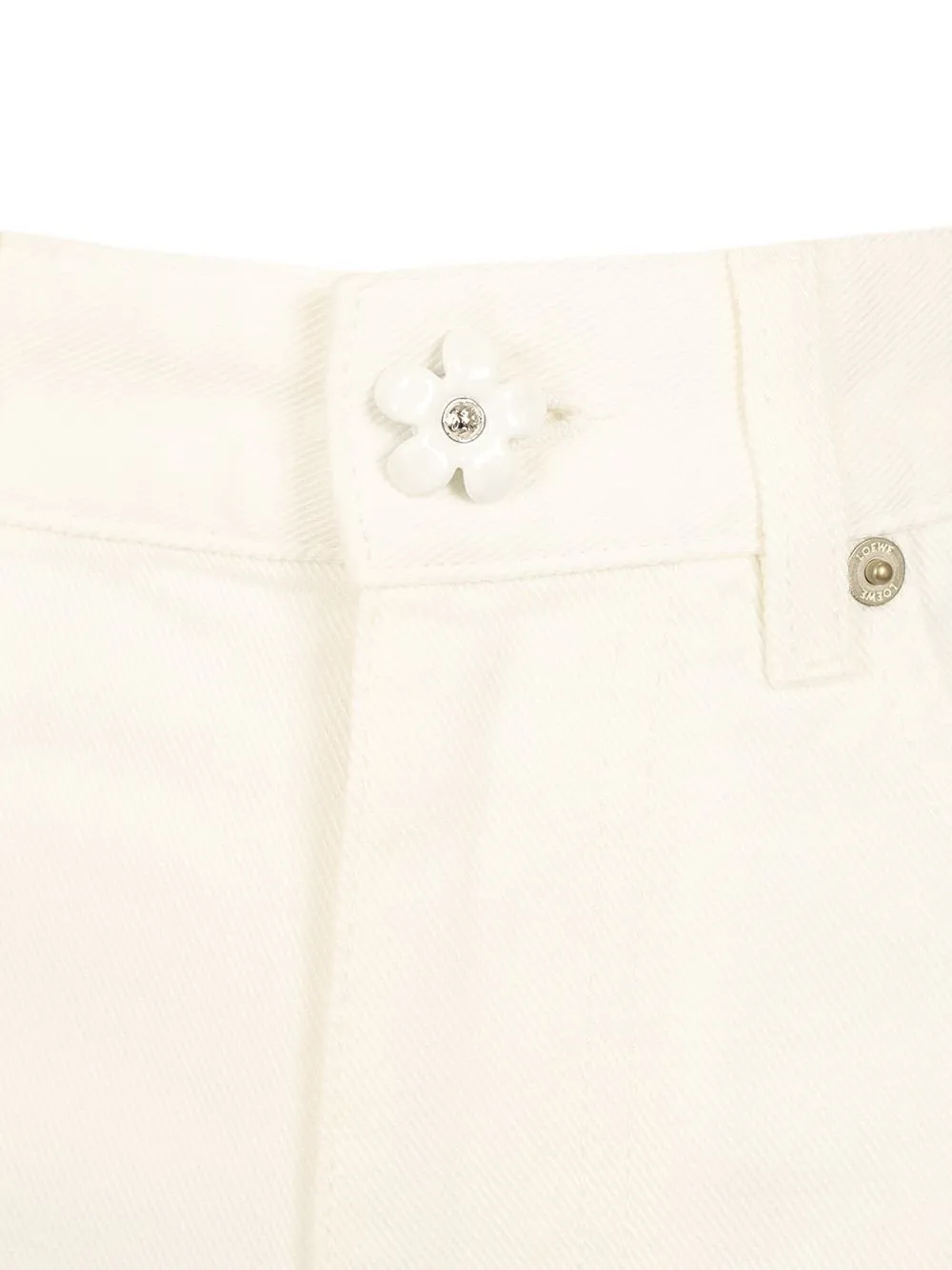Logo Patch Wide Leg Jeans