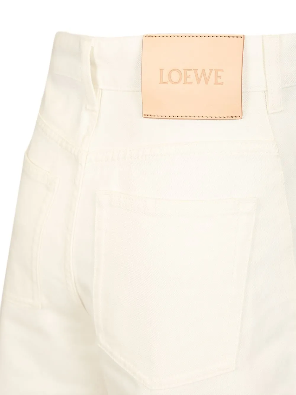 Logo Patch Wide Leg Jeans