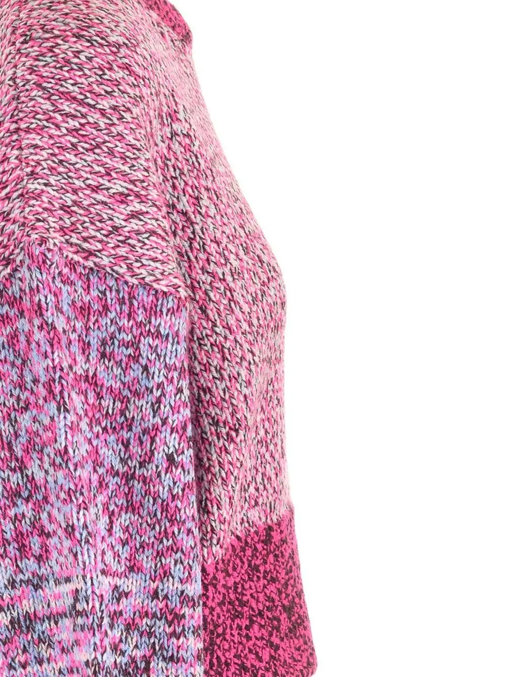 Balloon Sleeved Crewneck Cropped Jumper