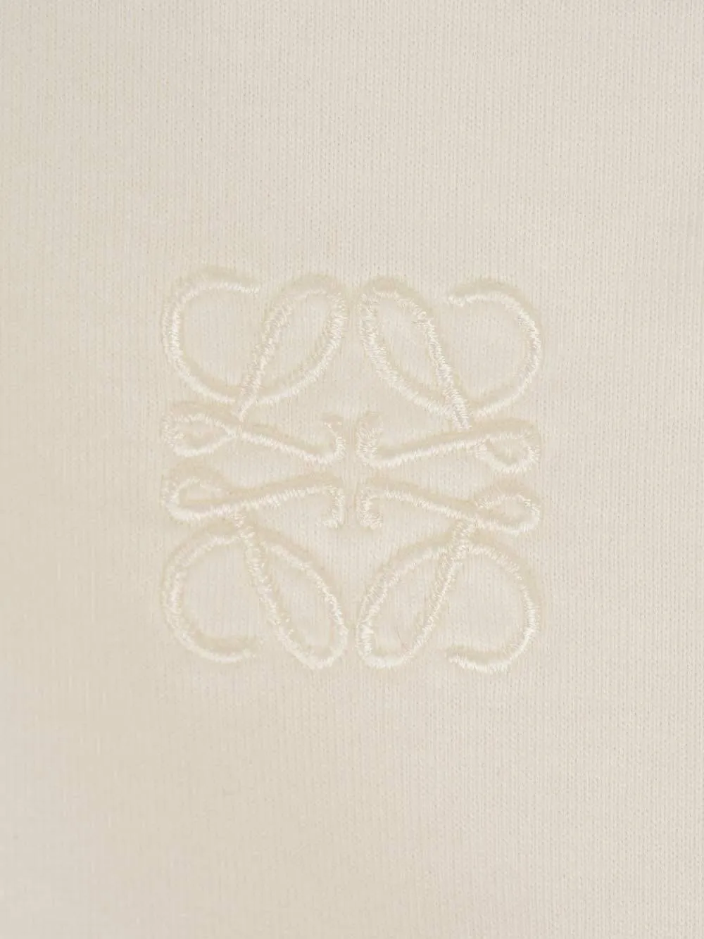 Anagram Embroidered Cropped T-Shirt