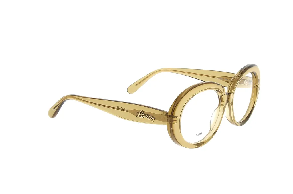 Curvy Round Frame Glasses