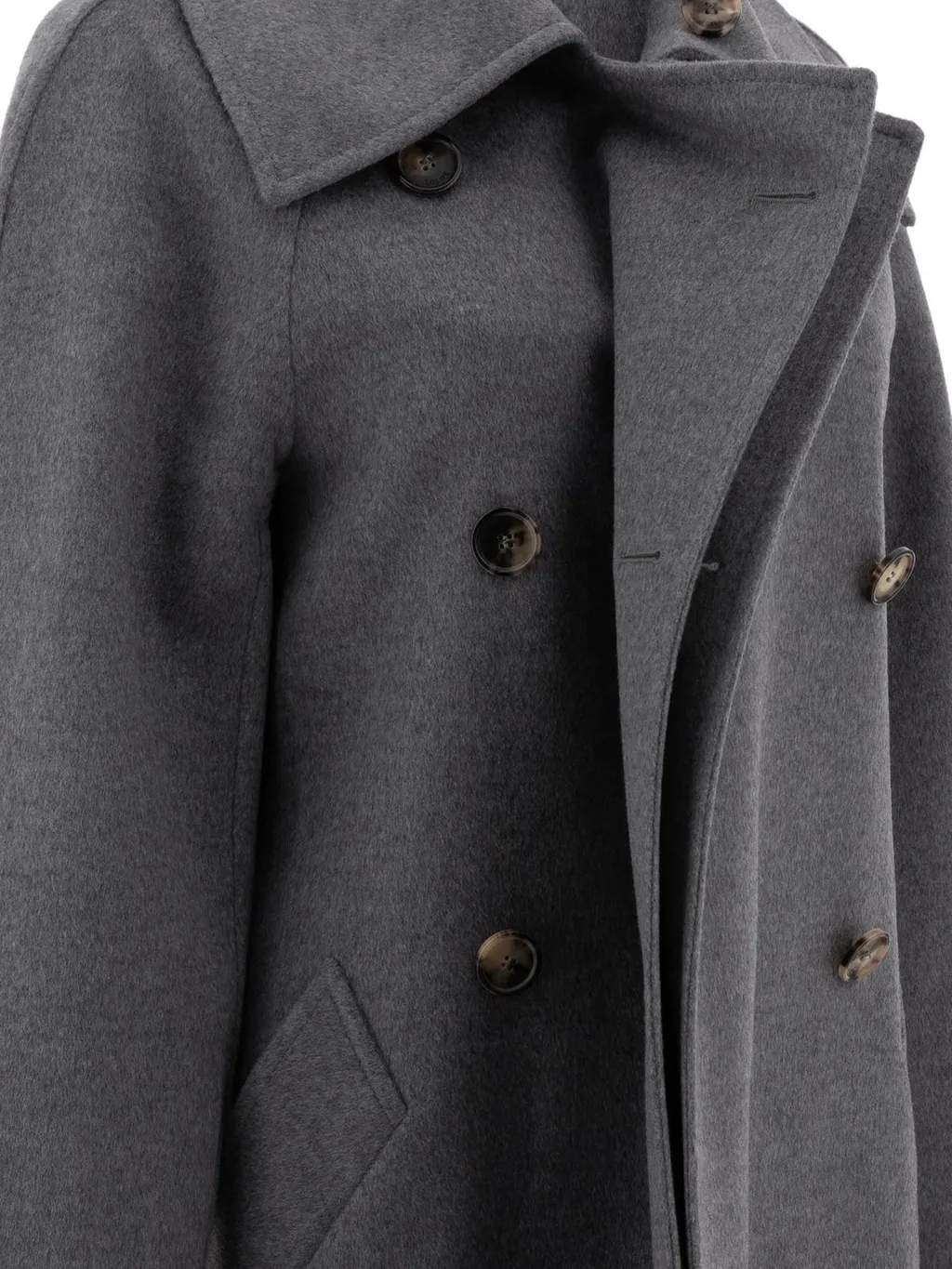 Double-Breasted Long Coat