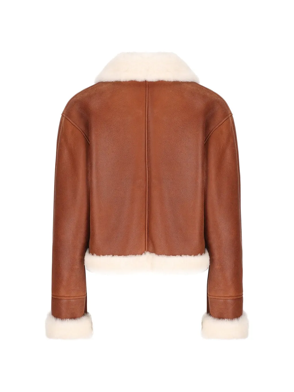 Cropped Shearling Jacket