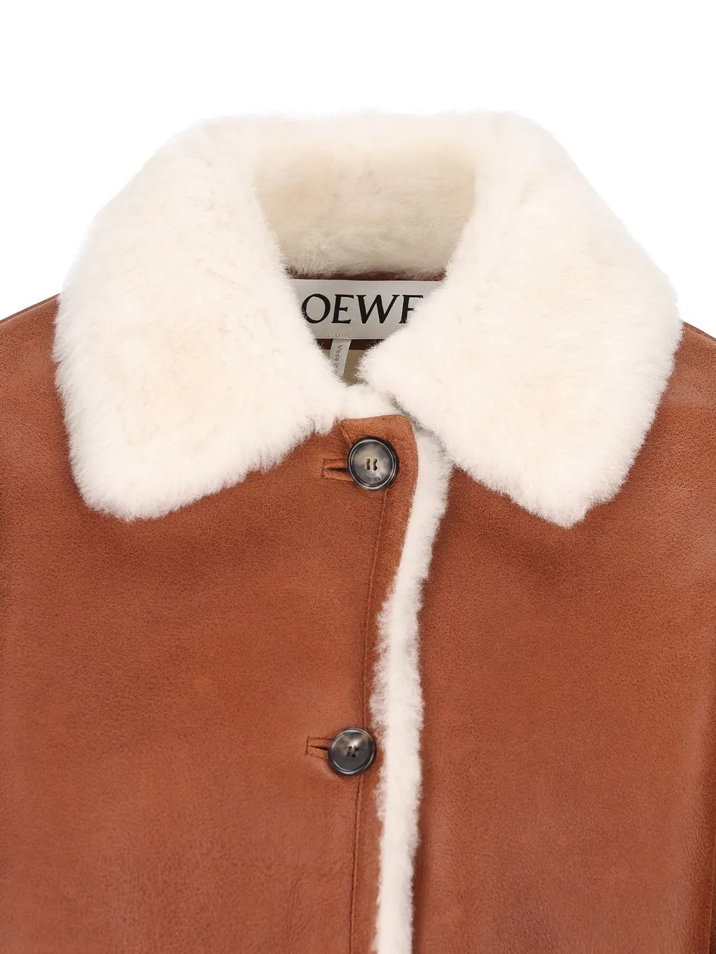 Cropped Shearling Jacket