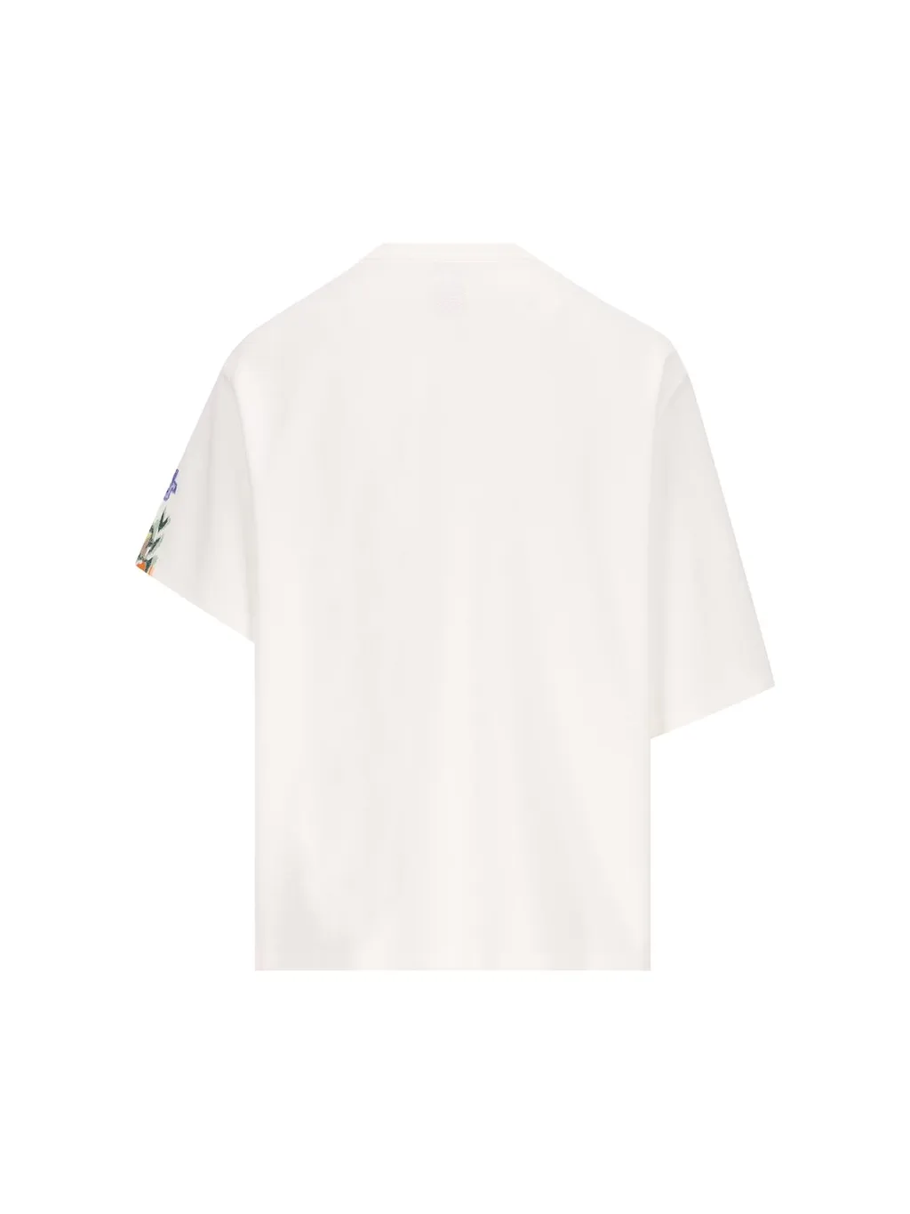 Floral Embroidered Crewneck T-Shirt