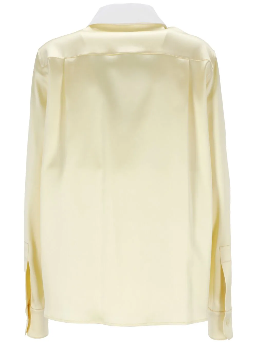 Long-Sleeved Satin Shirt