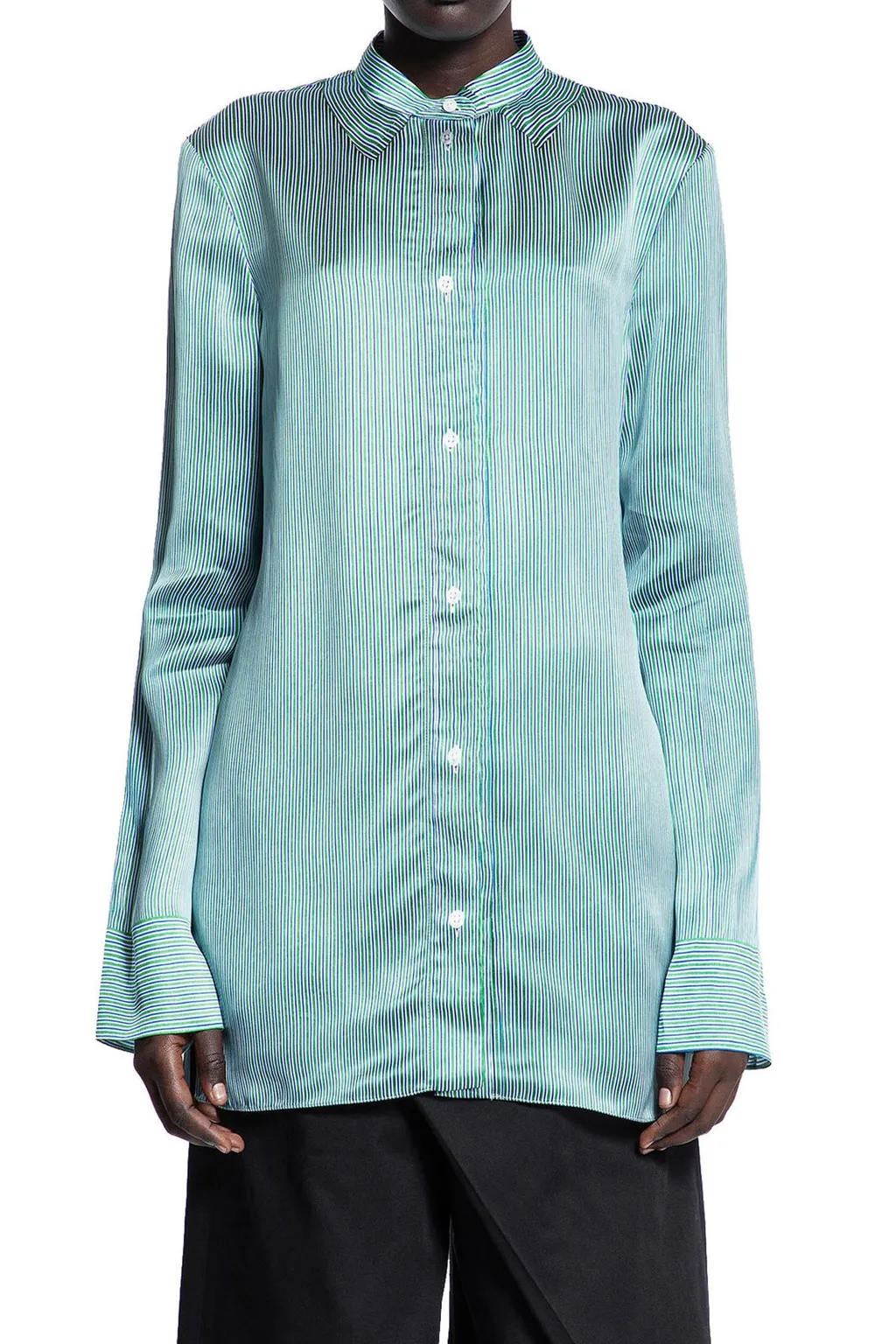 Striped Long-Sleeved Shirt