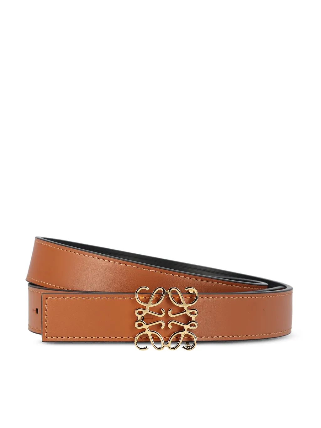 Logo Buckled Reversible Belt