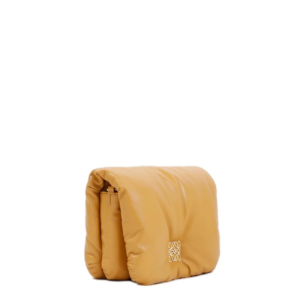 Goya Puffer Chained Shoulder Bag