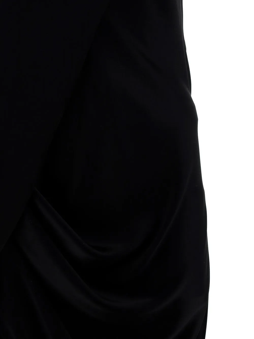Crepe Satin Bustier Dress