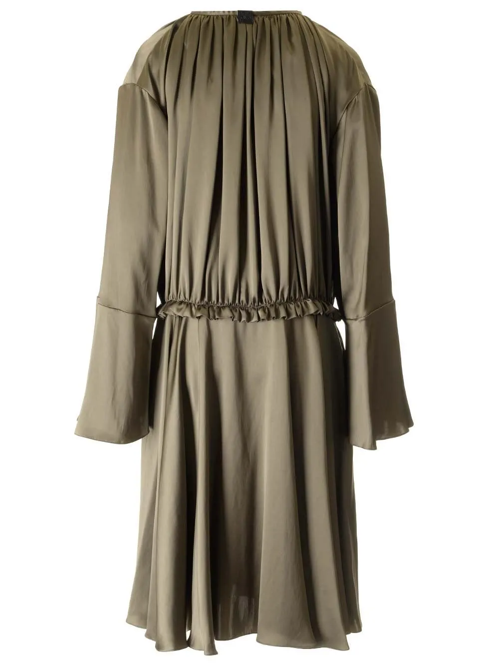 Elasticated Waist Long Sleeved Tunic Dress