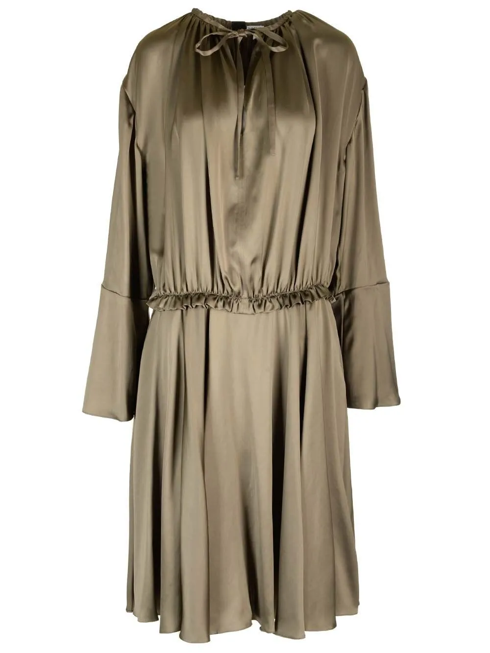 Elasticated Waist Long Sleeved Tunic Dress