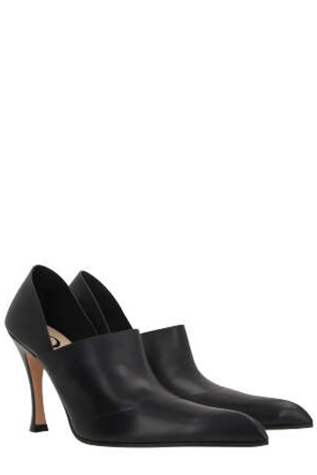 Comic Pointed-Toe Pumps