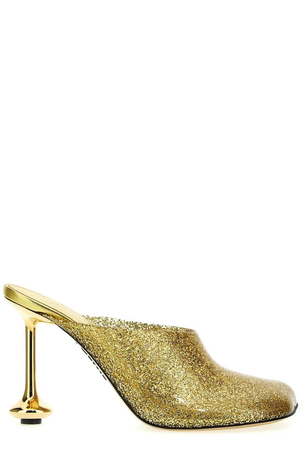 Glitter Finish Toy Mules