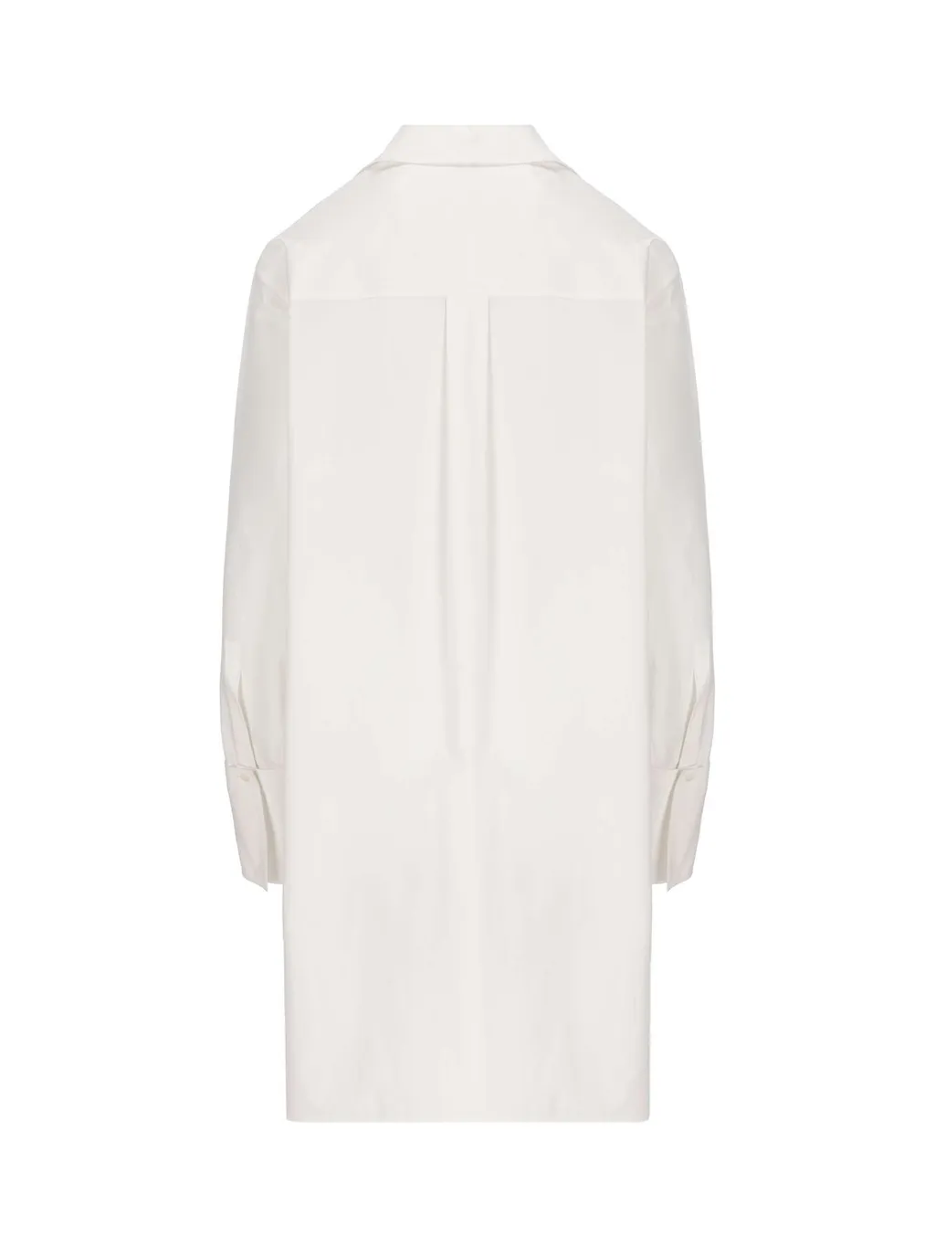 Deconstructed Long-Sleeved Shirt Dress