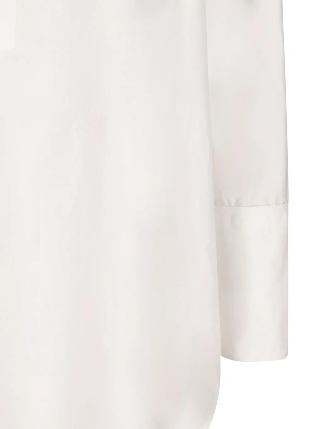 Deconstructed Long-Sleeved Shirt Dress