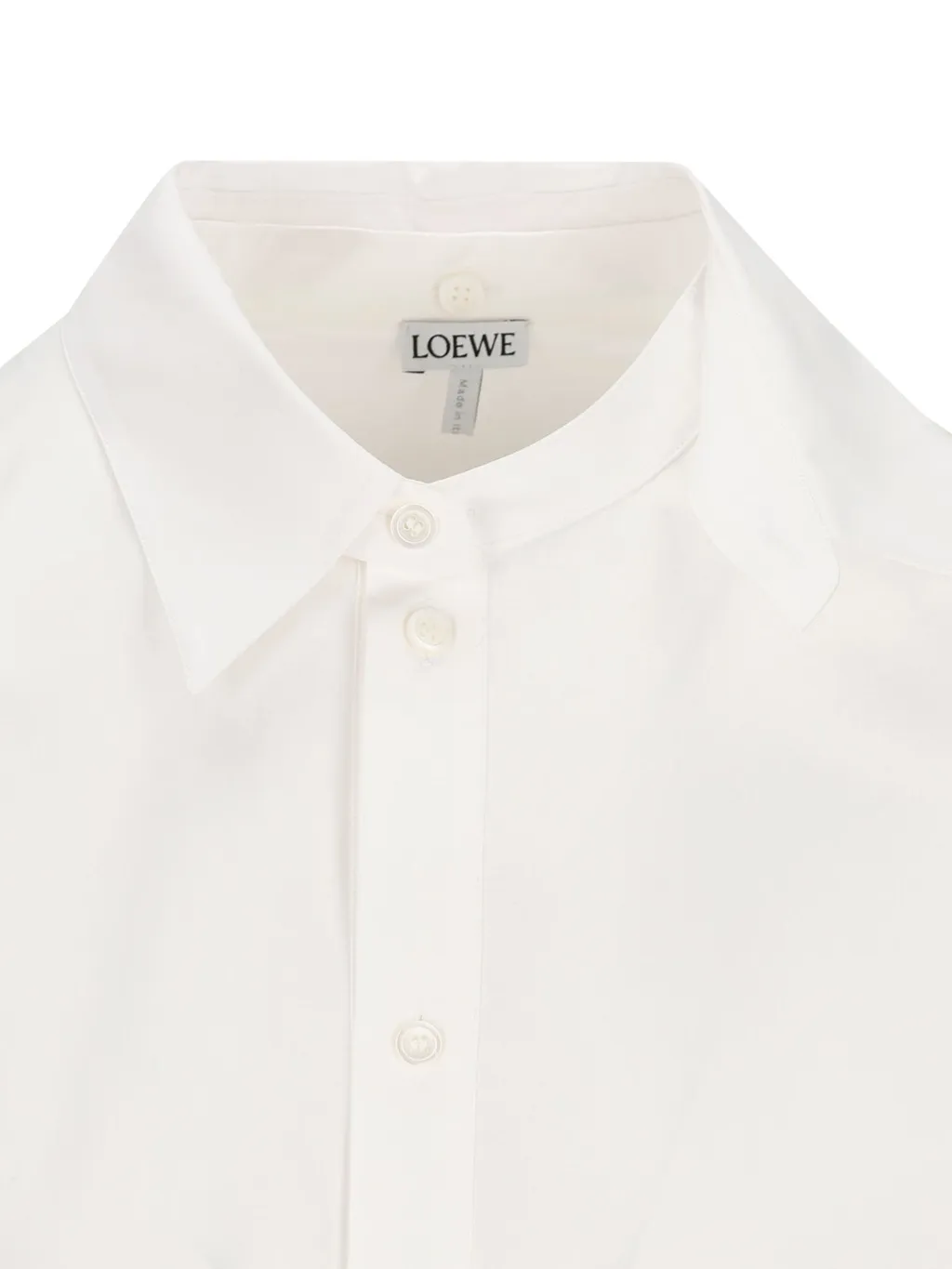 Deconstructed Long-Sleeved Shirt Dress
