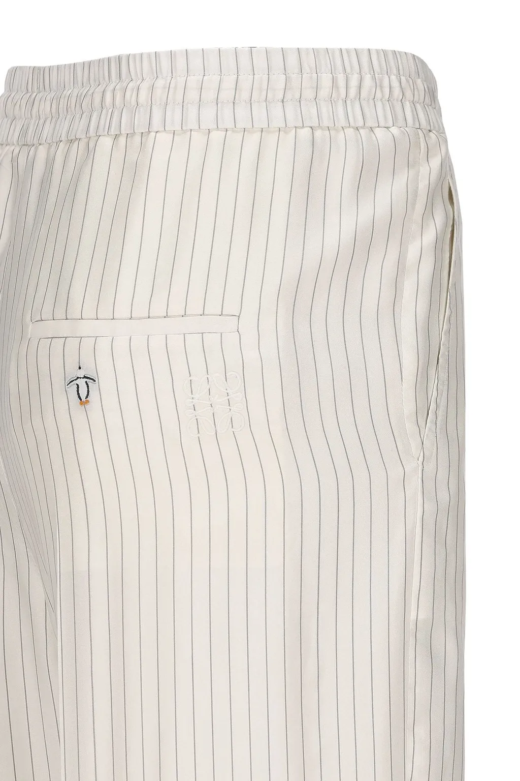 Striped Drawstring Pyjama Trousers