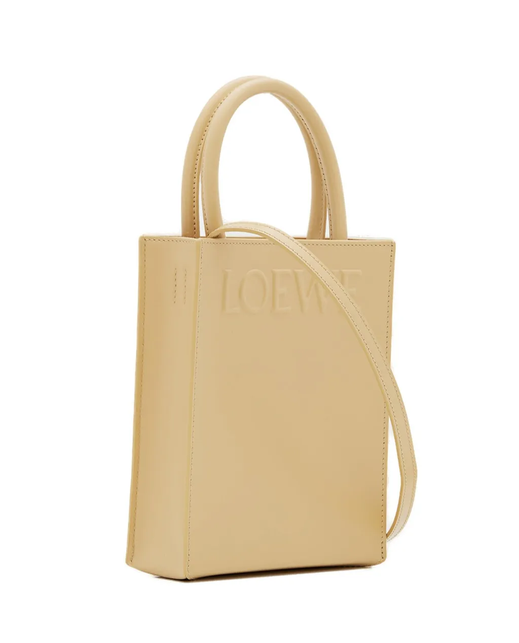 Logo Embossed Tote Bag