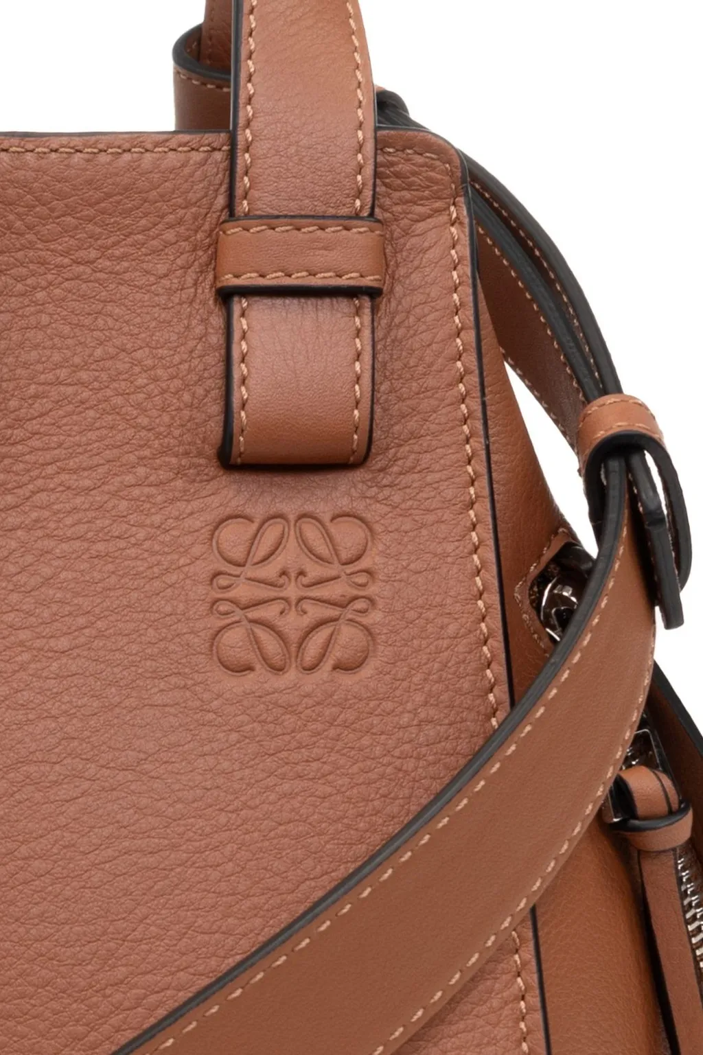 Hammock Logo Embossed Shoulder Bag